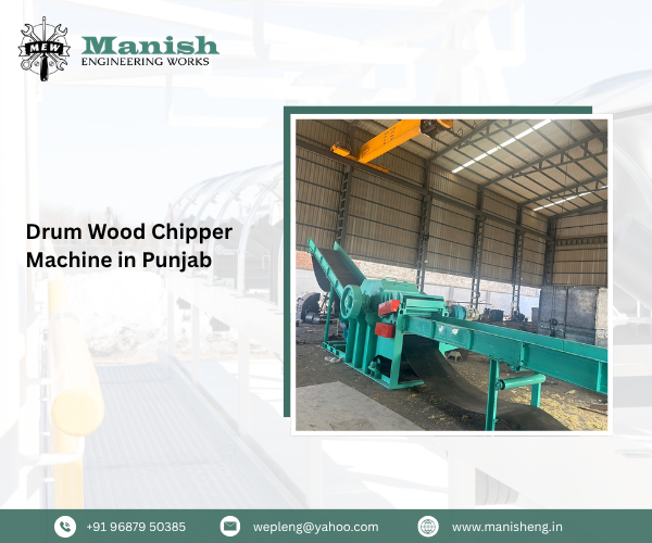 Drum Wood Chipper Machine in Punjab