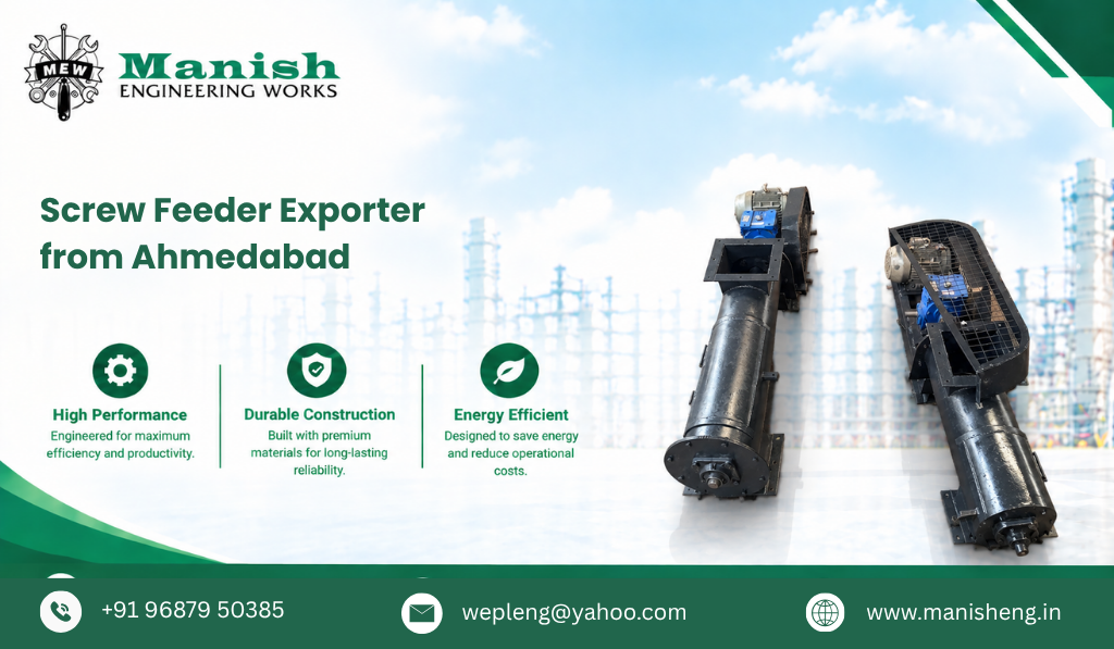 Screw Feeder Exporter from Ahmedabad